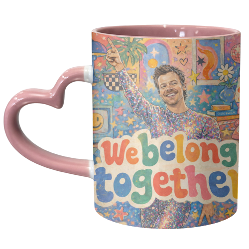 We Belong Together Harry - unique mug by Ms Doodle
