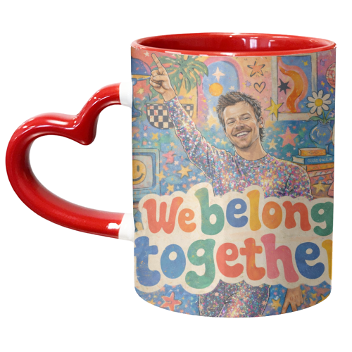 We Belong Together Harry - unique mug by Ms Doodle