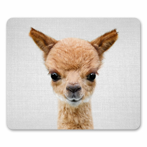 Baby Alpaca - mouse mat by Gal Design