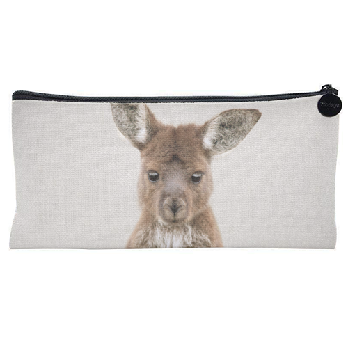 Baby Kangaroo - flat pencil case by Gal Design