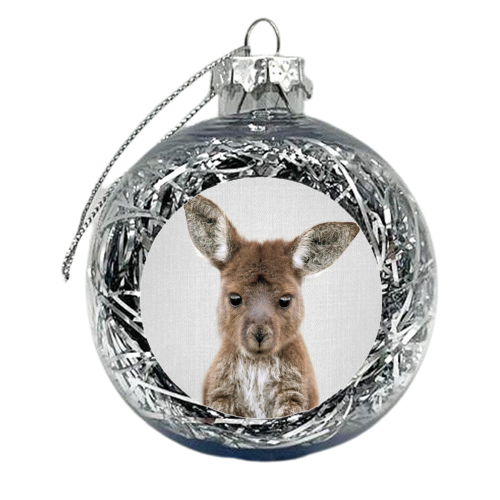 Baby Kangaroo - xmas bauble by Gal Design