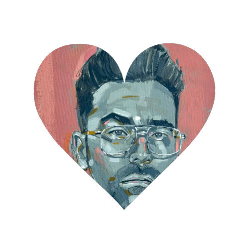 Green Dan - Magnet by Laura Selevos