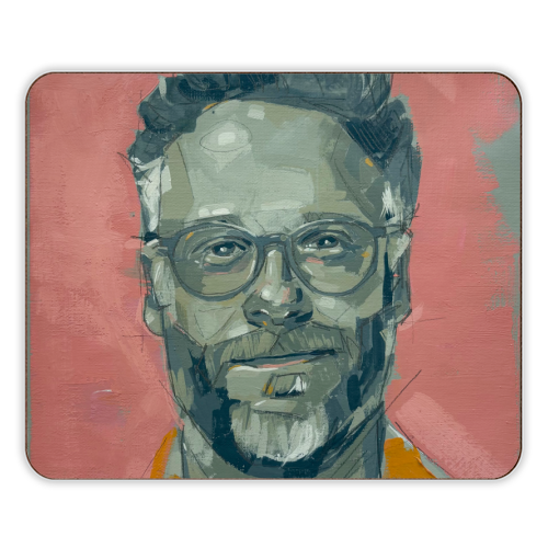 Green Seth - designer placemat by Laura Selevos