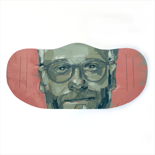 Green Seth - face cover mask by Laura Selevos