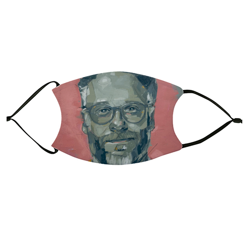 Green Seth - face cover mask by Laura Selevos