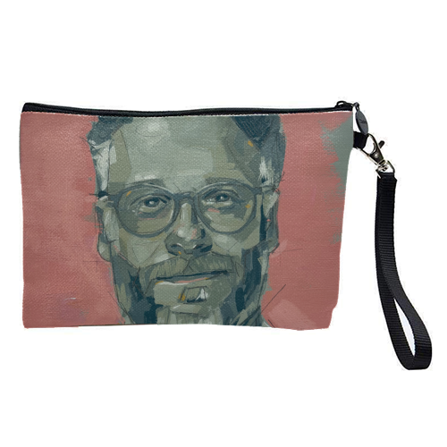 Green Seth - pretty makeup bag by Laura Selevos