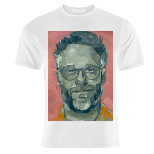 Green Seth - unique t shirt by Laura Selevos