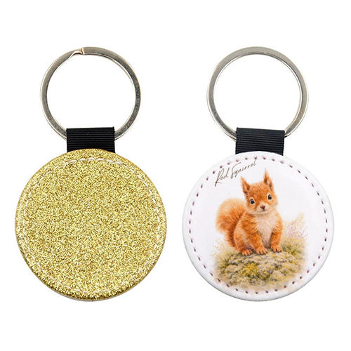 Red Squirrel - keyring by Wildling Studio