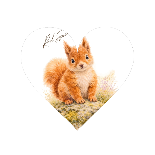 Red Squirrel - Magnet by Wildling Studio
