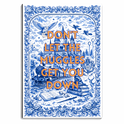 Don't Let The Muggles Get You Down - personalised A4, A5, A6 notebook by Lilly Rose