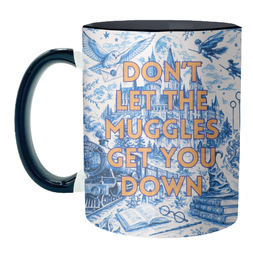 Don't Let The Muggles Get You Down - unique mug by Lilly Rose