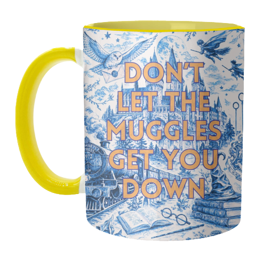 Don't Let The Muggles Get You Down - unique mug by Lilly Rose