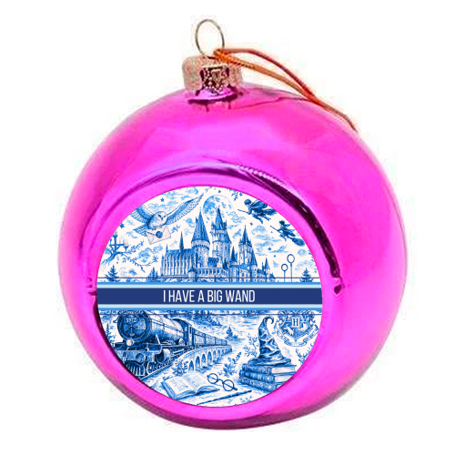 I have a big wand - colourful christmas bauble by Lilly Rose