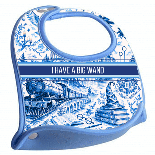 I have a big wand - feeding bib by Lilly Rose