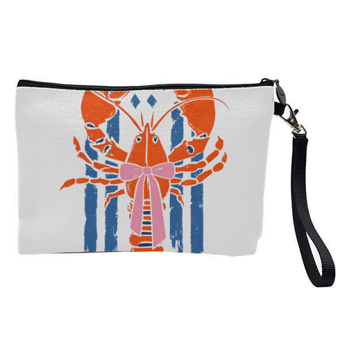 Coquette Lobster - pretty makeup bag by haris kavalla