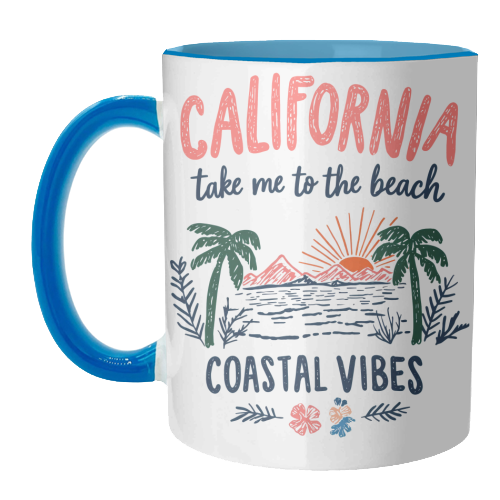 CALIFORNIA - unique mug by haris kavalla