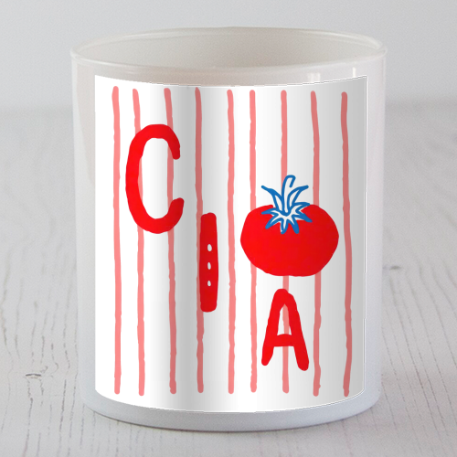 Aesthetic Tomato - scented candle by haris kavalla