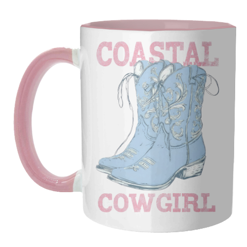 Coastal Cowgril - unique mug by haris kavalla