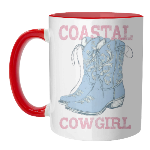 Coastal Cowgril - unique mug by haris kavalla
