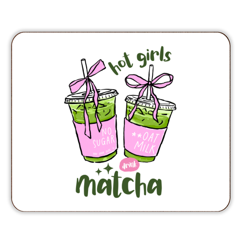 Matcha Drinks - designer placemat by haris kavalla