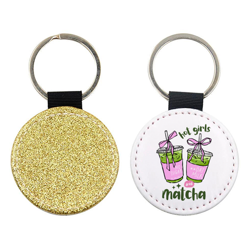 Matcha Drinks - keyring by haris kavalla