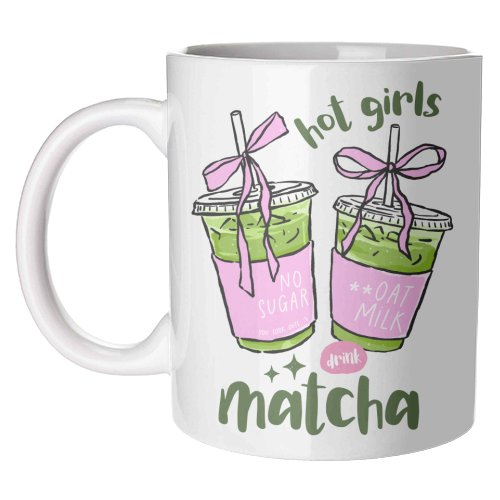 Matcha Drinks - unique mug by haris kavalla