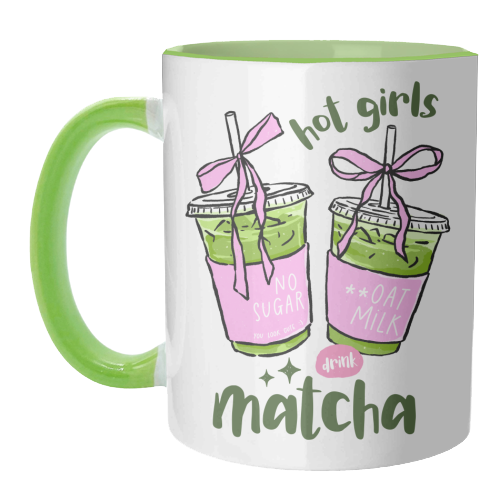 Matcha Drinks - unique mug by haris kavalla