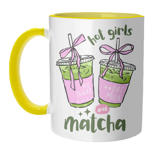 Matcha Drinks - unique mug by haris kavalla
