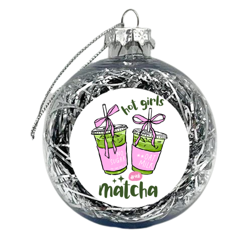 Matcha Drinks - xmas bauble by haris kavalla