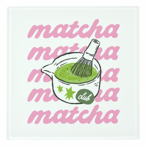 Matcha - personalised beer coaster by haris kavalla
