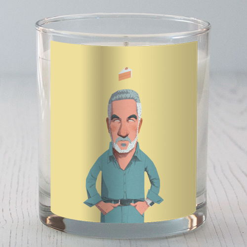 The King of the Tent: A Paul Hollywood Portrait - scented candle by Alexander Jackson