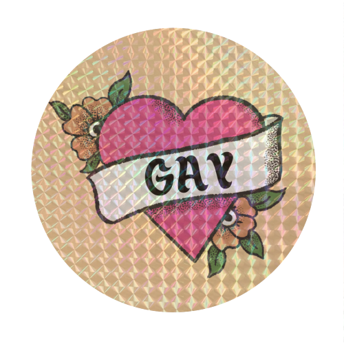 Gay LGBTQ+ Giftware - Circle Sticker by The Queer Store