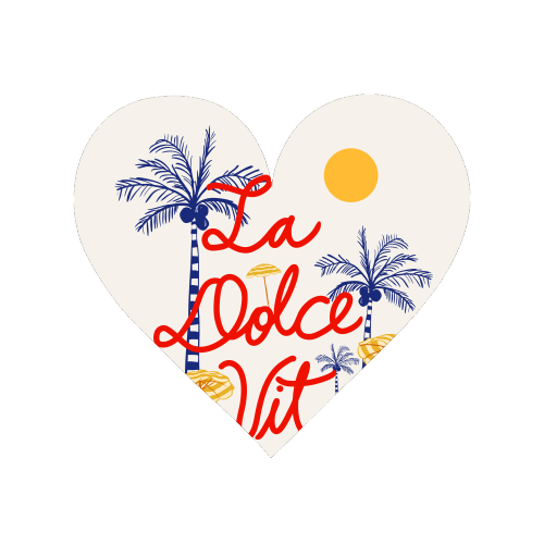 Dolce Vita Tropical Beach Palm Tree Aesthetic - Magnet by EZbie