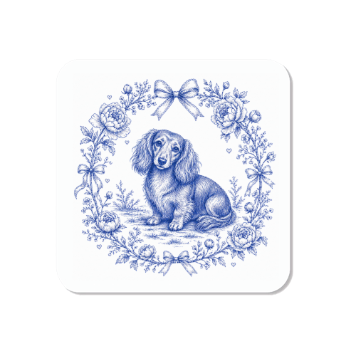 Long Haired Dachshund - Magnet by Lilly Rose