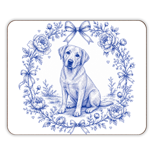 Labrador Toile - designer placemat by Lilly Rose