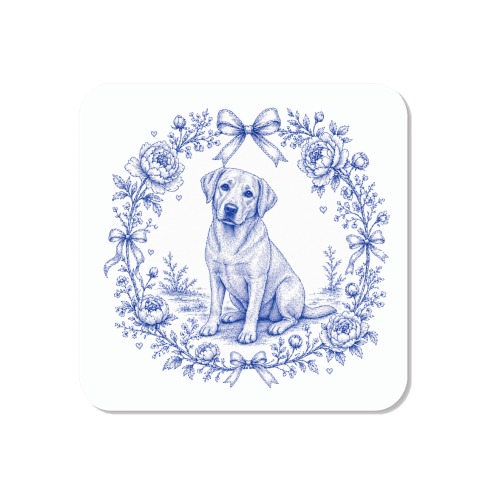 Labrador Toile - Magnet by Lilly Rose
