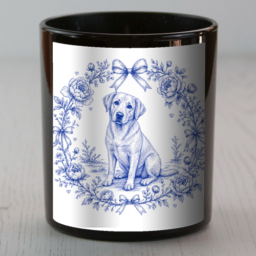 Labrador Toile - scented candle by Lilly Rose