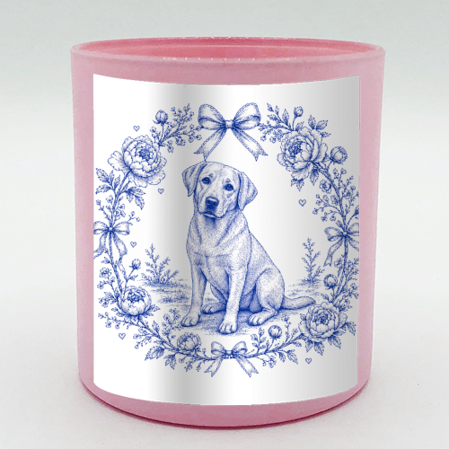 Labrador Toile - scented candle by Lilly Rose