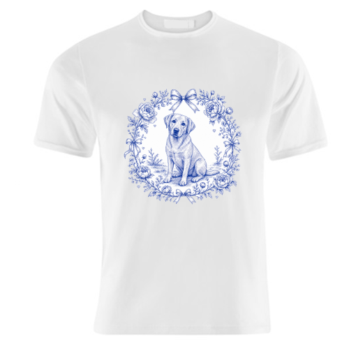 Labrador Toile - unique t shirt by Lilly Rose