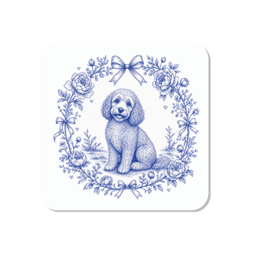 Cockapoo Toile - Magnet by Lilly Rose
