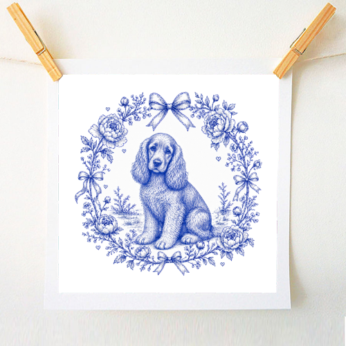 Cocker Spaniel - A1 - A4 art print by Lilly Rose