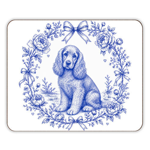 Cocker Spaniel - designer placemat by Lilly Rose