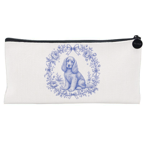 Cocker Spaniel - flat pencil case by Lilly Rose