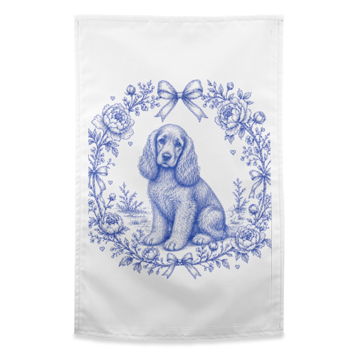 Cocker Spaniel - funny tea towel by Lilly Rose