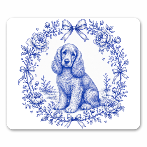 Cocker Spaniel - mouse mat by Lilly Rose