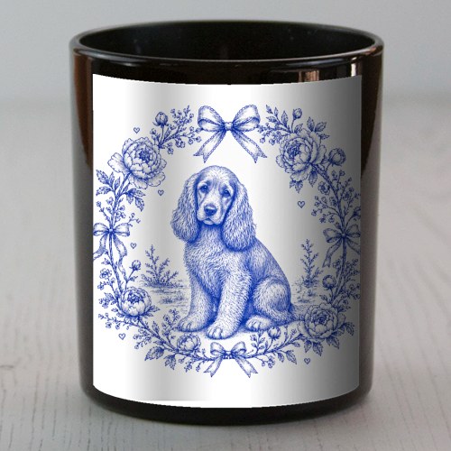 Cocker Spaniel - scented candle by Lilly Rose