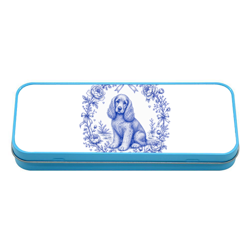 Cocker Spaniel - tin pencil case by Lilly Rose