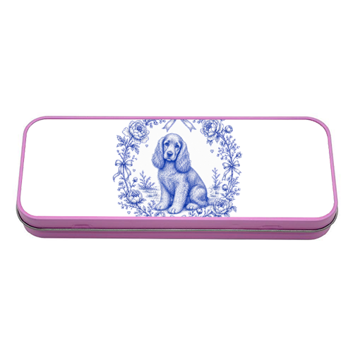 Cocker Spaniel - tin pencil case by Lilly Rose