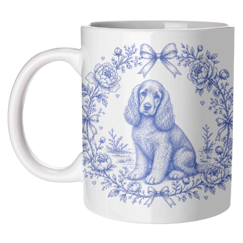 Cocker Spaniel - unique mug by Lilly Rose
