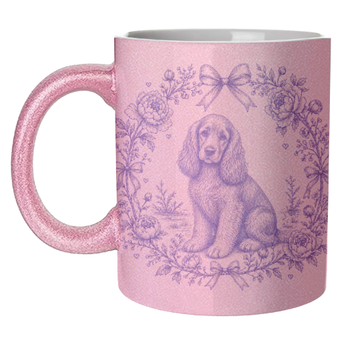 Cocker Spaniel - unique mug by Lilly Rose